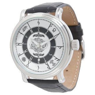 Montre Norse Style Runic Watch......