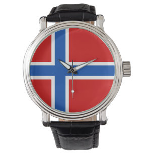 Montre Norway Watch - Le drapeau de la Norvège