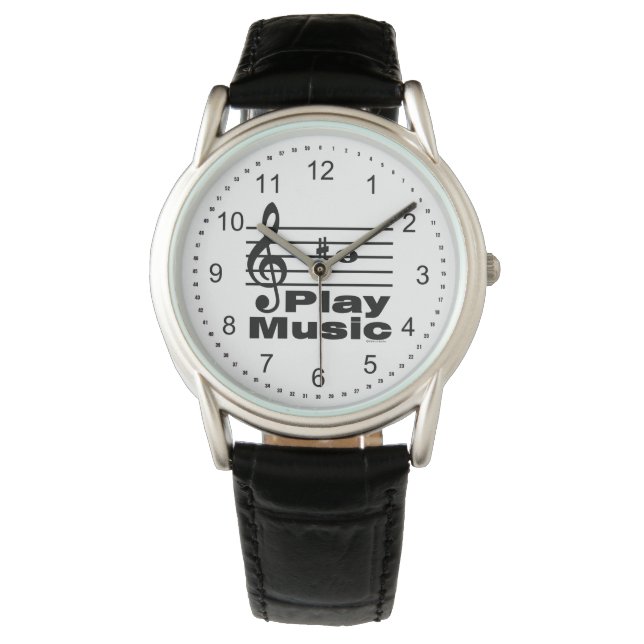 Montre Notation musicale B Sharp (devant)