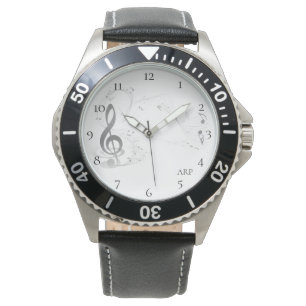 Montre Note créative classique de musique moderne de cle