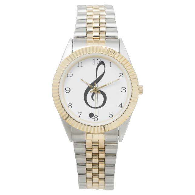 Montre Note de Clé Musical, (devant)