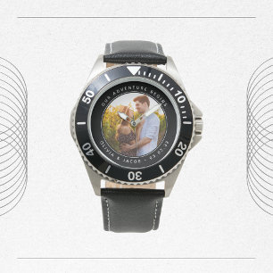 Montre Notre aventure commence Groom Wedding Day Cadeau