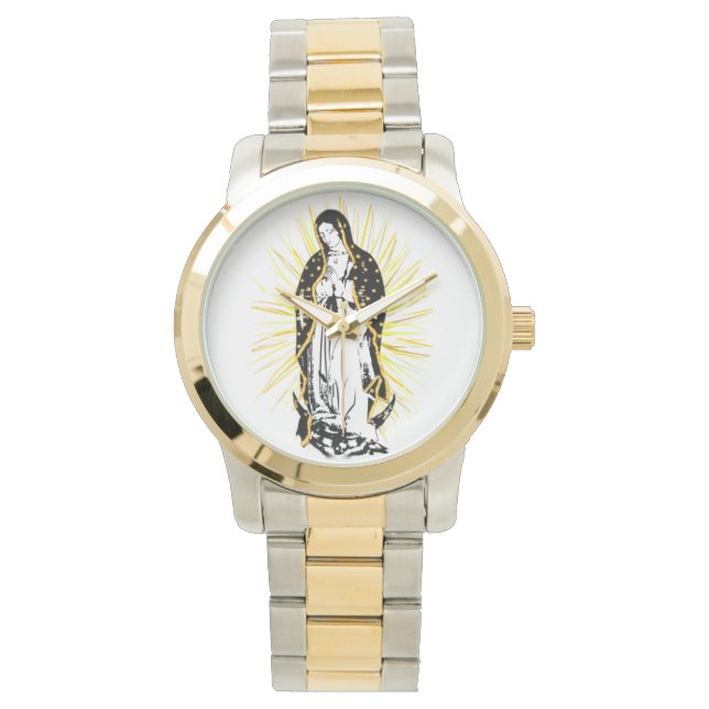 Montre Notre-Dame de Guadalupe avec rayons (devant)