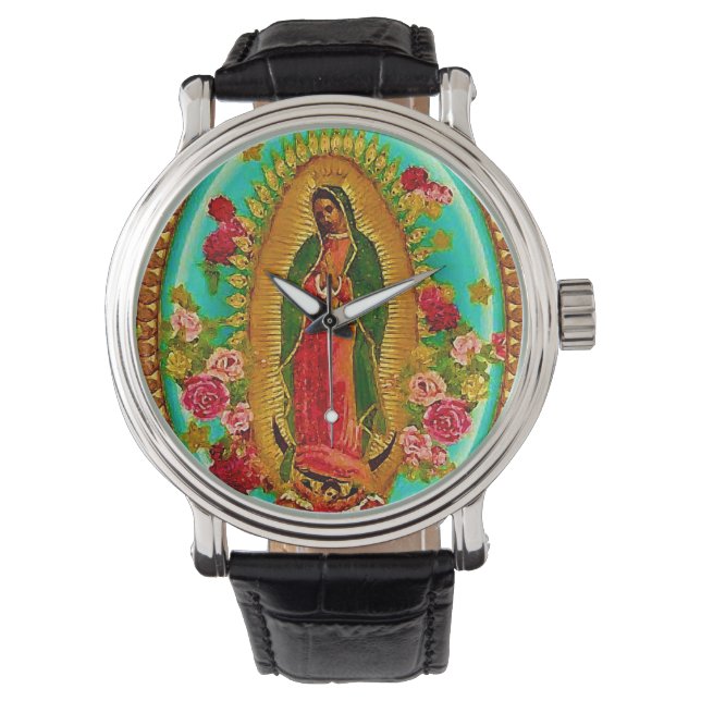 Montre Notre Dame Guadalupe Mexicaine Sainte Vierge Marie (devant)