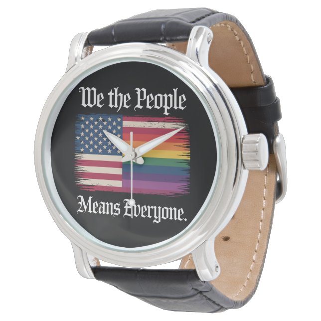 Montre Nous Le Peuple Signifie Tout Le Monde Usa Lgbt Éga (Incliné)