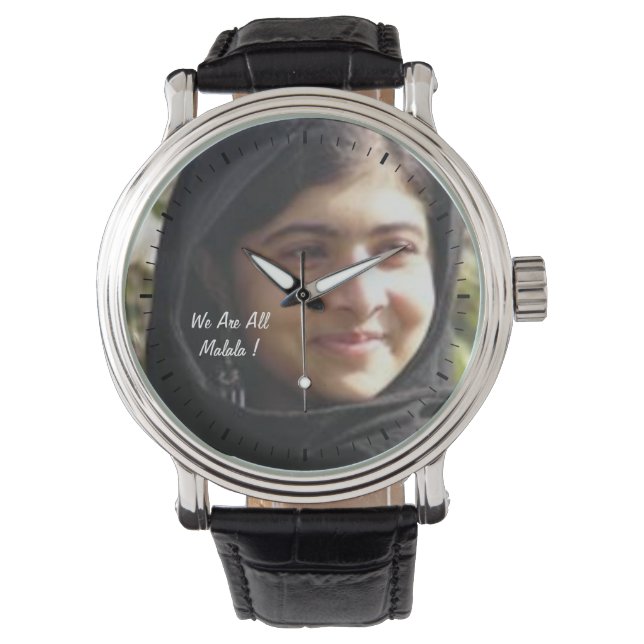 Montre Nous Sommes Tous Malala ! (devant)
