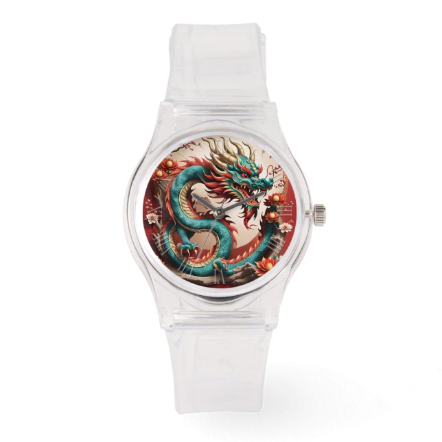 Montre Nouvel An chinois Dragon Zodiac Anniversaire W1 (Recto)