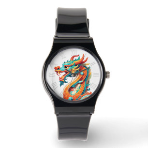 Montre Nouvel An chinois du Dragon Zodiac Anniversaire W