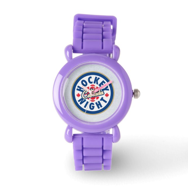 Montre Nuit de hockey au Canada Enfants (Recto)