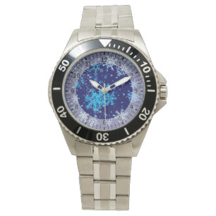 Montre Nuit de Noël neige