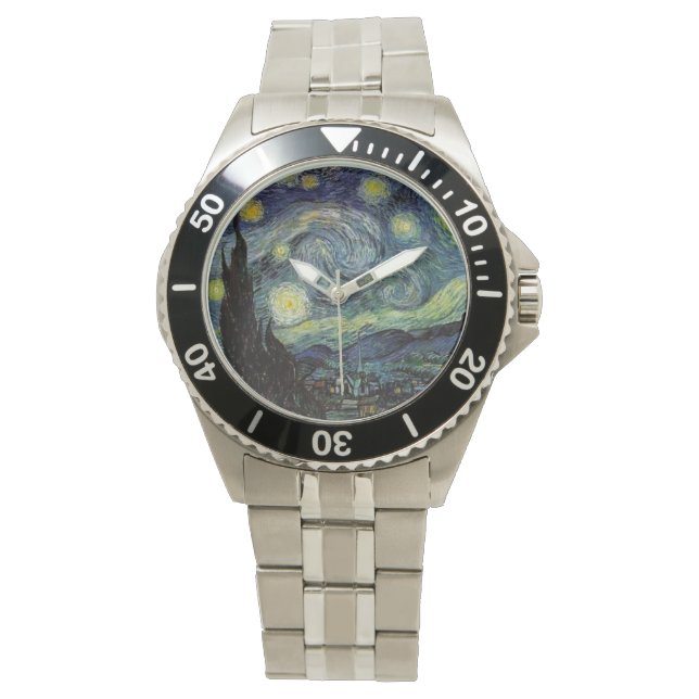 Montre Nuit étoilée par Van Gogh. (devant)