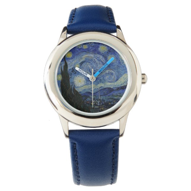 Montre Nuit vintage Van Gogh Starry (devant)