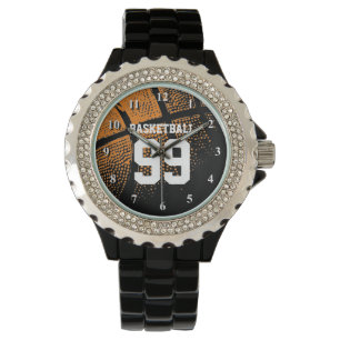 Montre numérique du maillot de sport de basket-bal