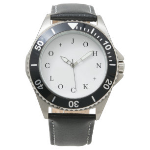 Montre Numéro de lettre