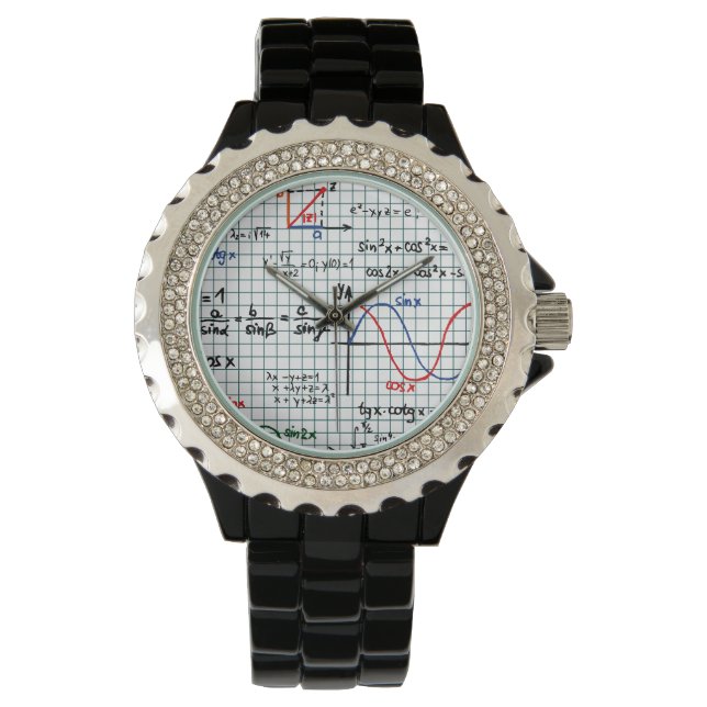 Montre Numéros des formules mathématiques (devant)