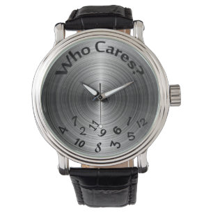 Montre Numéros Écrasés Sur Le Gris Métallique