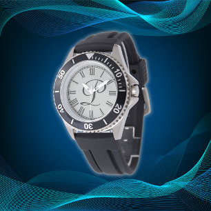 Montre Numéros minimaux simples initiaux monogrammes roma