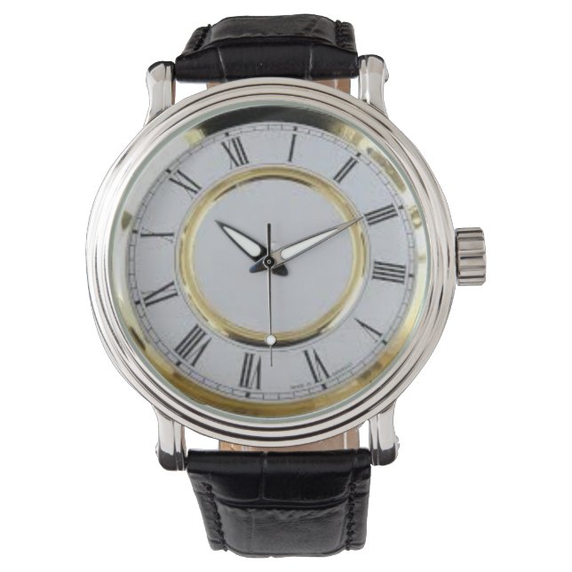 Montre Numéros romains Numéro moderne grand Facile à lire (devant)