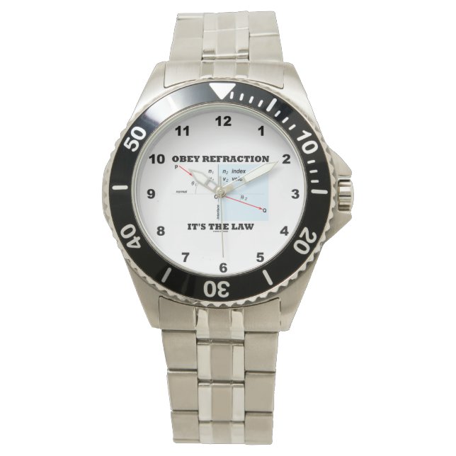 Montre Obey Refraction C'est l'Humour Geek de physique de (devant)