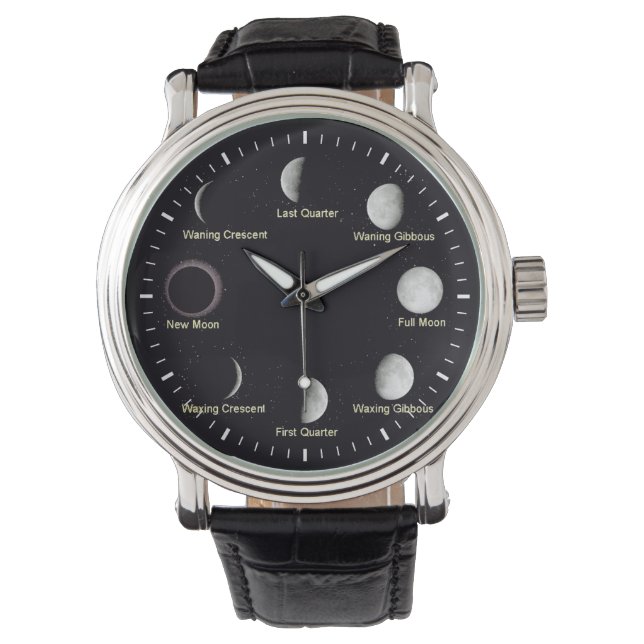 Montre observation des phases de lune (devant)