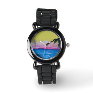 Montre Océan du coucher du soleil