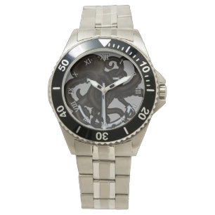 Montre Octopus noir sur l'Ancre