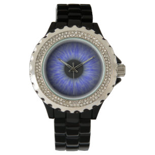 Montre oeil bleu