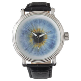 Montre Oeil bleu humain, iWatch