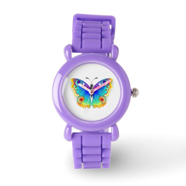 Montre Oeil de paon arc-en-ciel (Recto)