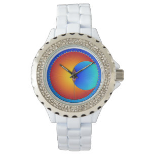 Montre Oeil Du Soleil Rhinestone Veille