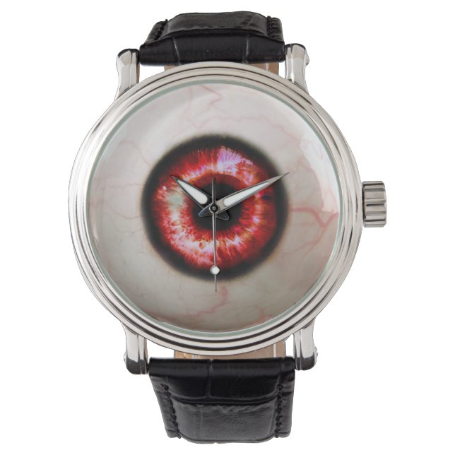 Montre Oeil éffrayant - Halloween (devant)