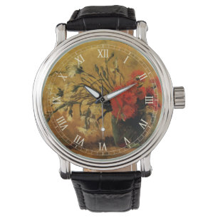 Montre Oeillets rouges et blancs par Vincent van Gogh