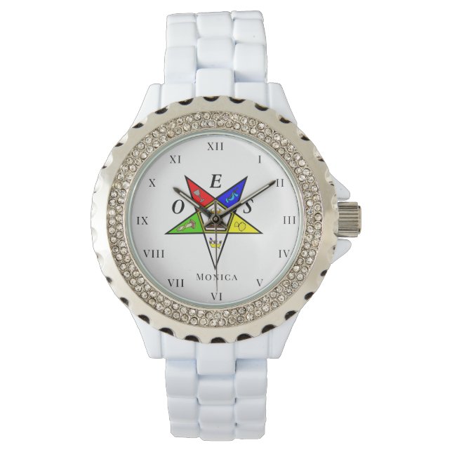 Montre OES Etoile Orientale Soeur Freemason Charité Mason (devant)