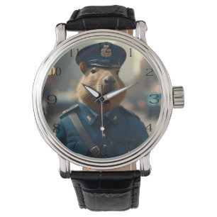 Montre Officier Capybara : Garder la paix,