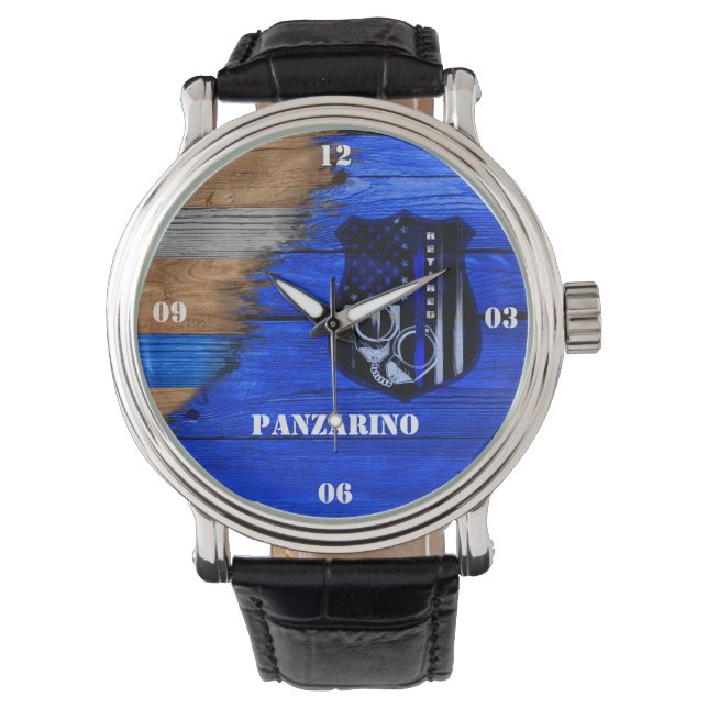 Montre Officier Retraité - Surveillance de l'insigne (devant)