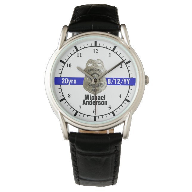 Montre Officier Spécial Américain - Anniversaire Personna (devant)