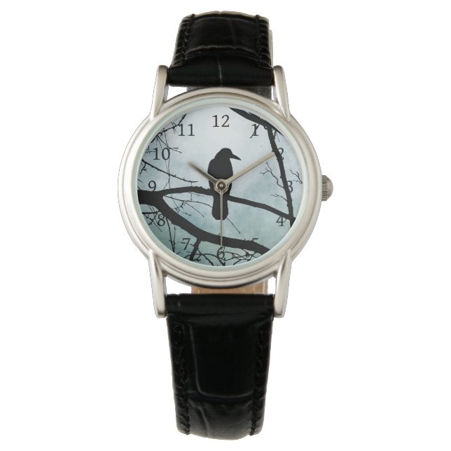 Montre oiseau 77 Corbeau (devant)