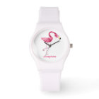 Oiseau de Flamant rose rose personnalisé