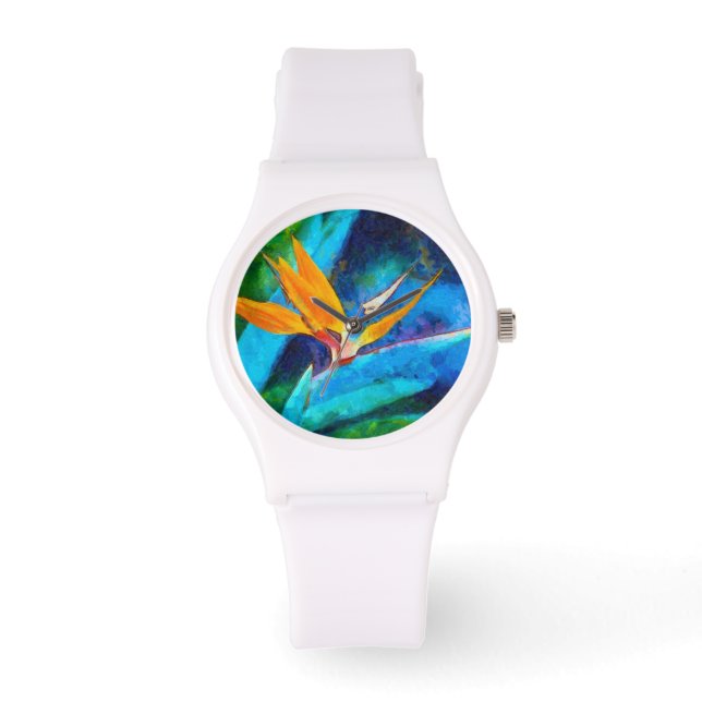 Montre oiseau de fleur de paradis (Recto)