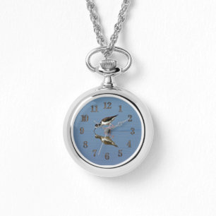 Montre Oiseau de fond Calme Réflexion de l'eau Photo Natu