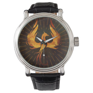 Montre Oiseau de Phoenix du feu