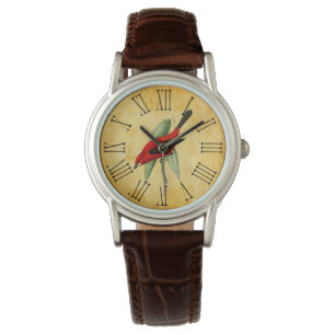 Montre Oiseau de style élégant et Vintage
