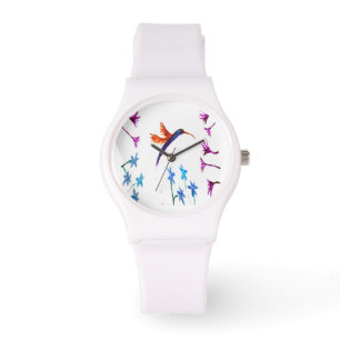 Montre Oiseau floral Art colibri