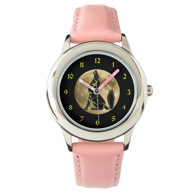 Montre Ombres bleues (Loup hurlant) (devant)