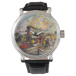 Montre Options de surveillance et de numérisation du trai