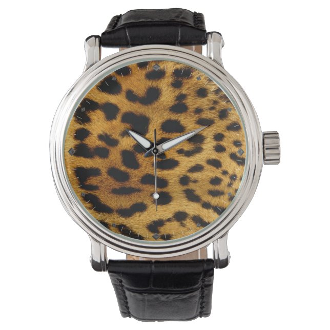 Montre Options de surveillance et de numérisation Leopard (devant)