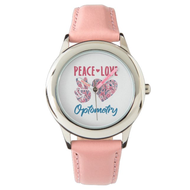 Montre Optométriste de Peace Love (devant)