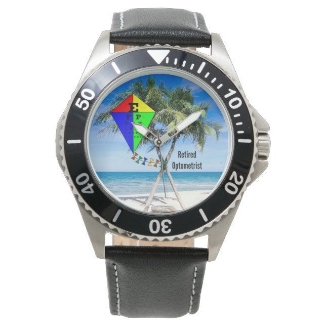 Montre Optométriste retraité, Humour (devant)