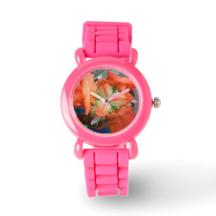 Montre Orange Iris