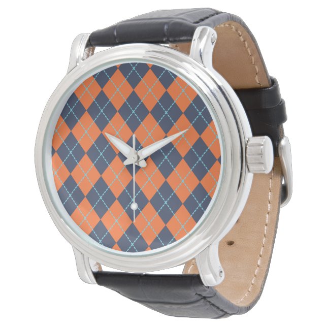 Montre Orange Jacquard Watch (Incliné)